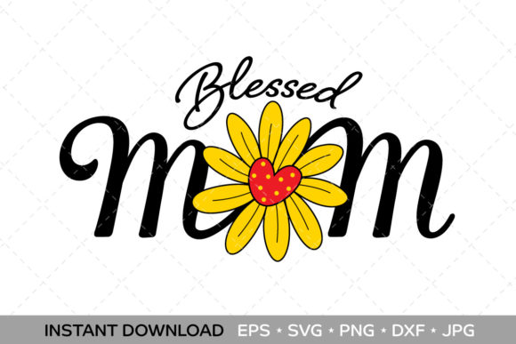 Blessed Mom with Flower Graphic: A Designer’s Review