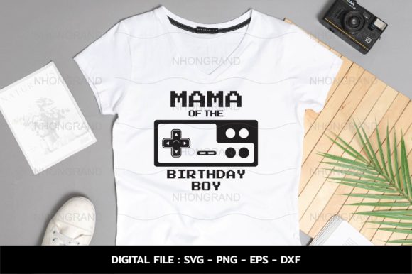 Graphics & Crafts: Birthday Boy Mom Joystick Video Game