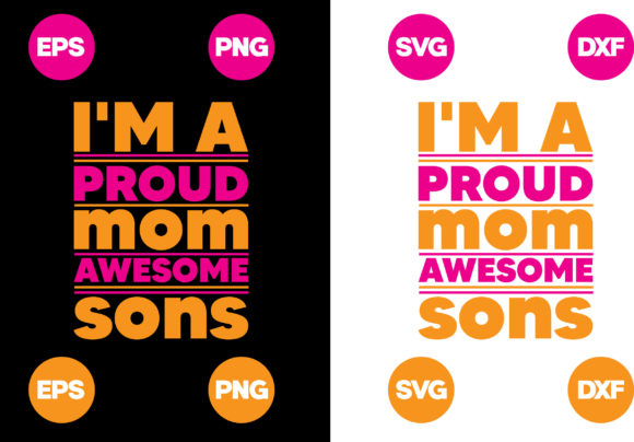 Proud Mom Graphics for Crafts